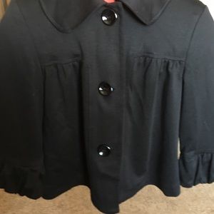 Elementz Black crop sleeve jacket! Super Cute Sz M